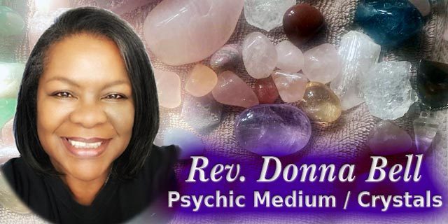 Psychic medium/crystal readings with Rev. Donna Bell at Seeds of Wellness